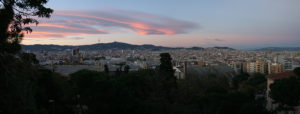 barcelona sunset