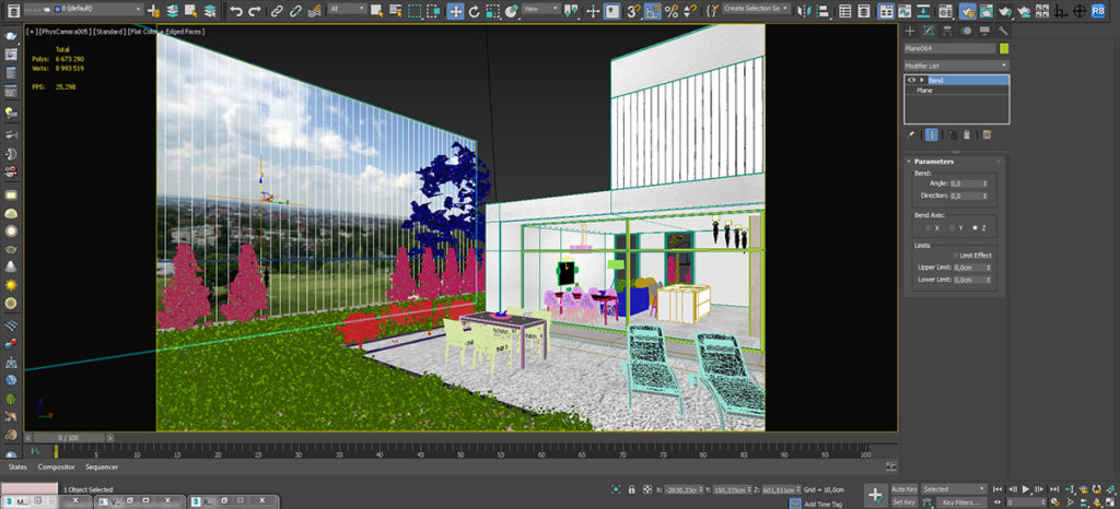 Карта отражения в 3d max